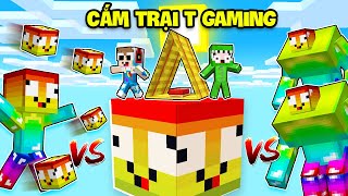 KHANGG BEDWARS THỬ THÁCH 24H CẮM TRẠI ĐẦU T GAMING THOÁT KHỎI QUÁI VẬT T GAMING TRONG MINECRAFT [upl. by Romola]