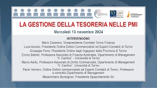 La gestione della tesoreria nelle PMI [upl. by Ednarb459]