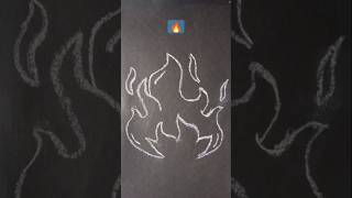 How to draw 🔥Flames with posca markersshorts [upl. by Dee]