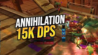 15k DPS Solo Queue  Annihilation Marauder  Quesh Huttball  Patch 75  SWTOR PVP Gameplay 2024 [upl. by Ralfston572]