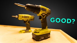 Ryobi Drill and Driver vs Impact Drill  Ryobi Drill Review [upl. by Neih]