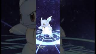 Wartortle evolving to Blastoise  Pokemon Masters EX [upl. by Mosera651]