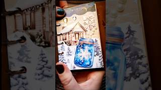 scrapbooking winter cozy scrapbook winterwonderland journaling cozyasmr [upl. by Deehahs507]