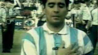 PUBLICIDAD 104 CANAL 13 PESENTACIÓN DEL ESFUERZO DIEGO ARMANDO MARADONA LA NOCHE DEL 10 [upl. by Gillead]