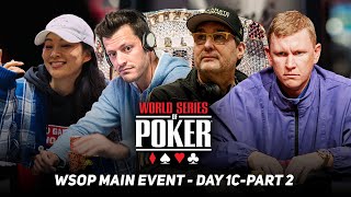 WSOP Main Event Day 1c with Phil Hellmuth Arden Cho Ben Lamb amp Matt Waxman [upl. by Morville]