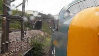 Deltic 55022 Powers Out of Kings Cross 11th Sept 2010 [upl. by Alayne189]