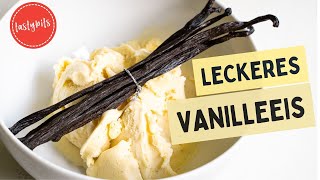 Cremiges Vanilleeis aus der Eismaschine – so einfach gehts [upl. by Elyak]