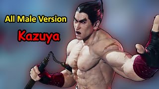 Tekken 8 Kazuya  Using All Rage Art male Characters  ProGamerSaga [upl. by Richardo]