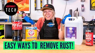 Removing Rust From A Bike Chain  3 Household Items Vs Rust Remover [upl. by Akirahc]