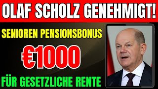 Gesetzliche Rente Bonus Sichern Sie sich Ihren €1000 Rentenbonus im Oktober So beantragen Sie ihn [upl. by Uaeb193]