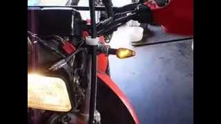 Honda XR650l LED turn signal install [upl. by Ros]