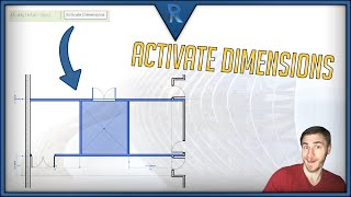 How to Activate Dimensions  Revit [upl. by Punke295]