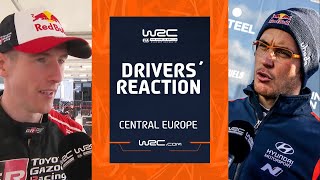 Day 3 Drivers Reaction  WRC Central European Rally 2023 [upl. by Marino594]