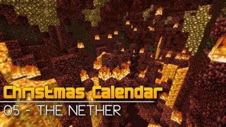 Christmas Calendar  05 The Nether  Minecraft Parkour Map [upl. by Miltie]