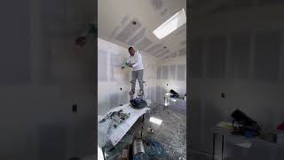 STILTS make hand texturing a breeze for the drywall crew ADUbuild [upl. by Martinic]