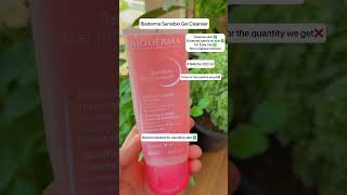 Bioderma Sensibio Gel Moussant Cleanser Review  For sensitive skin shorts [upl. by Delle]