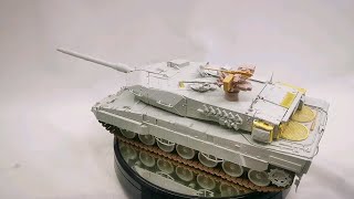 【模型制作】MENG135 豹2a7 素组完成准备喷漆 [upl. by Schmitt]