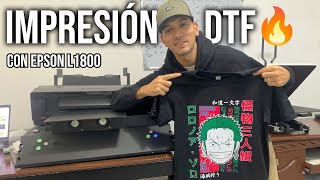 Estampado o Impresión DTF en Panamá  Como imprimir camisetas con Direct to FIlm [upl. by Maffa587]