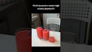 Introducing Fluid Dynamics in High School Physics experiment science chemistry [upl. by Tnattirb]