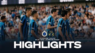 SUPERCUP I CLUB BRUGGE  UNION SG  HIGHLIGHTS  20242025 [upl. by Rabiah]