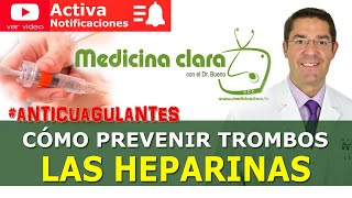 Heparinas Anticoagulantes inyectables ¿Cómo pinchar heparina  Medicina Clara [upl. by Allan847]