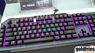 New MK850 and MK730 Keyboards from Cooler Master at Computex 2018 [upl. by Jocelin877]