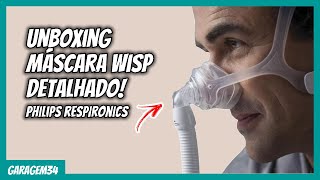 UNBOXING MÁSCARA NASAL WISP PHILIPS RESPIRONICS PARA CPAP [upl. by Hawley]