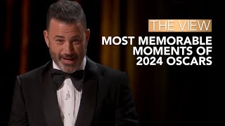 Most Memorable Moments Of 2024 Oscars  The View [upl. by Ihcehcu]