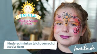 Hexe schminken Mit dieser Anleitung gelingt euch das schaurigschöne Makeup bei euren Kids [upl. by Geof]