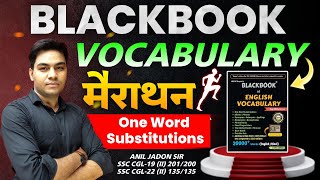 Black Book Of Vocabulary Marathon  Vocab From Black Book  Vocab Marathon for SSC  By Anil Jadon [upl. by Noryk]