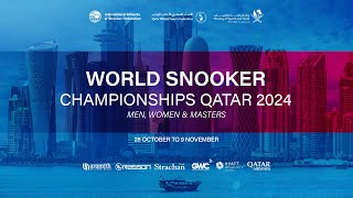 IBSF  WORLD CHAMPIONSHIPS MEN QATAR 2024  DAY 9 [upl. by Yelyab]