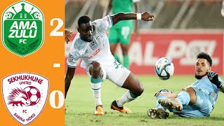 Amazulu Fc vs Sekhukhune United Nedbank Cup 2024 [upl. by Rupert]