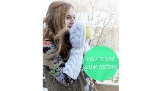 HOW TO KNIT TWILIGHT BELLAS MITTENS [upl. by Cumine109]