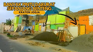 BANGUNAN DI LUAR BENTENG TERUS DI RAPIKAN BANYAK DIBUAT PINTU AKSES DARURAT  Benteng Baluwerti [upl. by Aicemat]