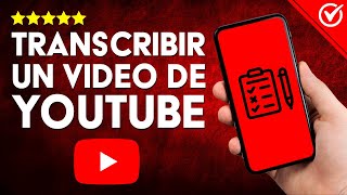 Cómo TRANSCRIBIR A TEXTO UN VIDEO en YouTube Convierte el Audio en Texto Fácilmente 🎬 [upl. by Elegna]