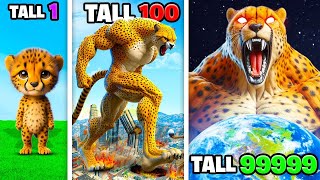 Shortest To TALLEST CHEETAH In GTA 5 [upl. by Nerat]