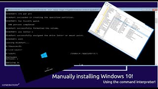 Manually Installing Windows 10 [upl. by Lokcin]