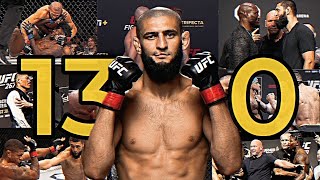 Khamzat Chimaev Full Fights Against All UFC Champions  130 Wins 🔥💪🏻  khamzatchimaev ufc fight [upl. by Leacim]