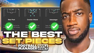 How to Create The BEST Set Pieces on FM24  FM24 Set Pieces  Football Manager 2024 Tactics [upl. by Warfold]