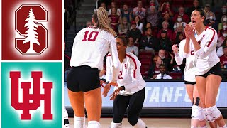 1 Stanford vs Houston Second Round  2023 Women Volleyball Championship [upl. by Mond]