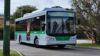 Transperth TP1386 MercedesBenz OC500LE CNG Loud ZF Kickdown 3 [upl. by Renick]