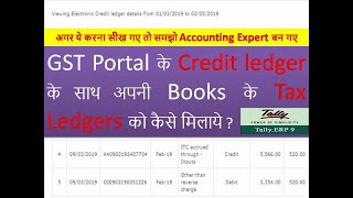 GST INPUT OUTPUT ADJUSTMENT ENTRY IN TALLYGST CREDIT LEDGER ITC RECONCILIATION ENTRY IN TALLY ERP9 [upl. by Goldie304]