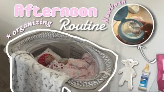 Newborn AfterNoon Routine RolePlayReborns World [upl. by Adnowat]