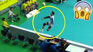 CRAZIEST SAVE EVER  Crazy Volleyball Saves HD [upl. by Ekard]