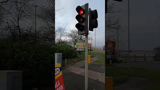 Halesowen Mucklow Hill A458 Plessey Automationamp PEEK Elite Traffic Lights Pelican Crossing [upl. by Sherwin836]