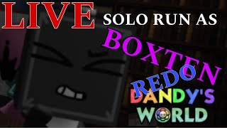 🔴 Streaming DANDYS WORLD boxten solo run redo  roblox floor 17 [upl. by Wilow]