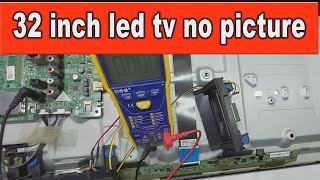 how to 32 inch led tv no picture [upl. by Shaina]