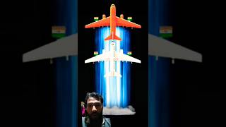 Airplane ✈️ Art 🇮🇳 Tricolour flying airplane art 🎨 Indian Flag craft ideas aeroplane youtubeshorts [upl. by Ailecara]