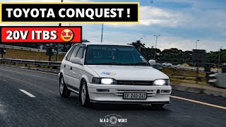 CINEMATIC VIDEO 🤯TOYOTA CONQUEST POWERED BY A 20V MOTOR🤯 [upl. by Soluk]