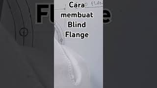 Cara membuat blind flangepipingtutorial piping concentricreducer geometry [upl. by Iruyas312]